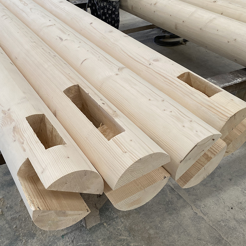 Pine Glulam Beam at Post Pine Glulam Beam at Post