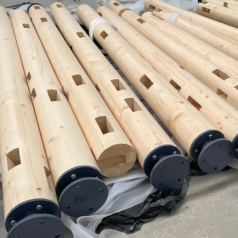 Pine Glulam Beam at Post Pine Glulam Beam at Post