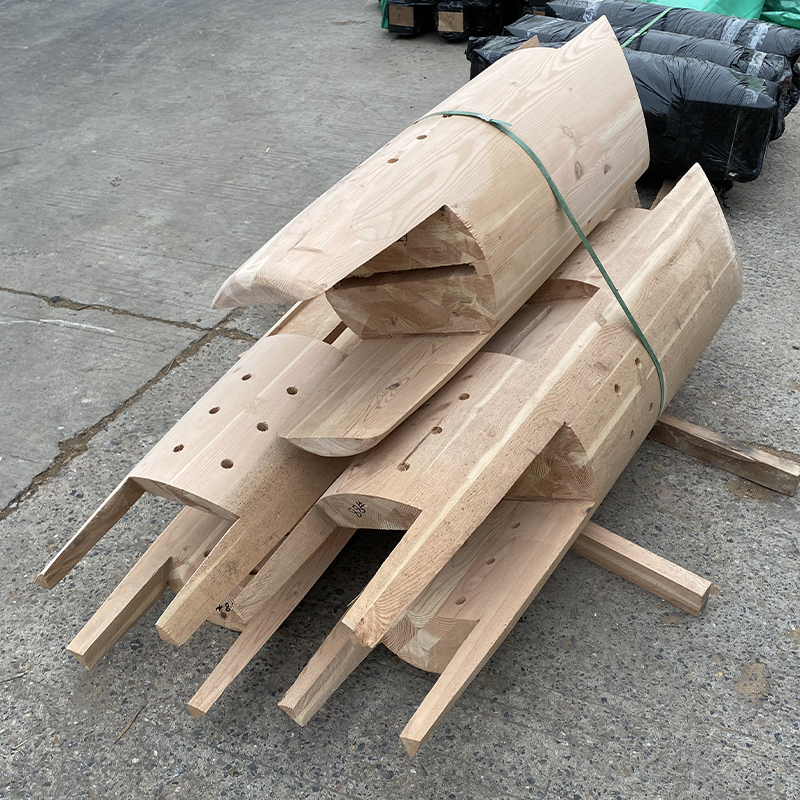 Douglas Fir Espesyal na Hugis Glulam Douglas Fir Espesyal na Hugis Glulam