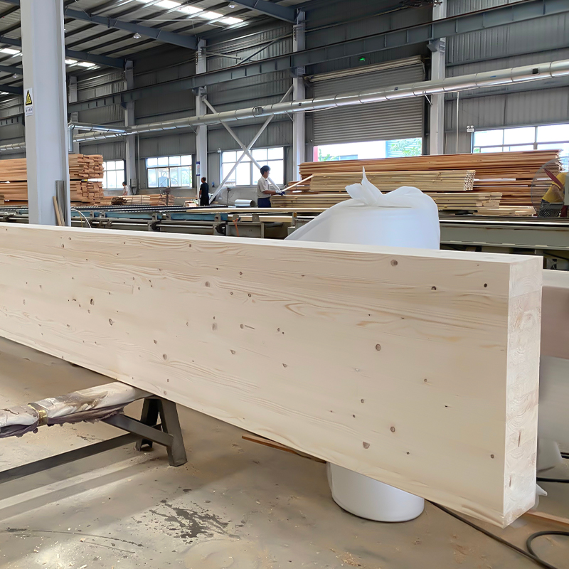 Douglas Fir Glulam Beam at Post Douglas Fir Glulam Beam at Post