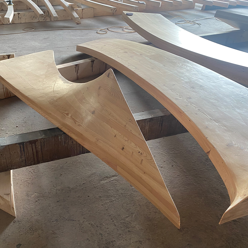 Douglas Fir Espesyal na Hugis Glulam Douglas Fir Espesyal na Hugis Glulam