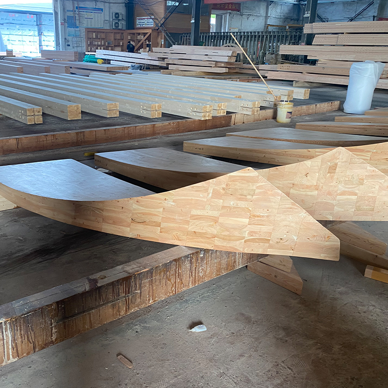 Douglas Fir Espesyal na Hugis Glulam Douglas Fir Espesyal na Hugis Glulam