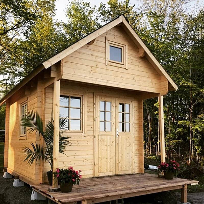 Glulam Log house